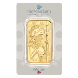 50g Royal Mint Gold Britannia Minted Bar (2)